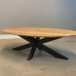 Ovale salontafel 130 cm lang