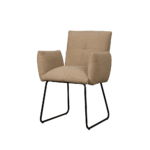 AI 0131 - Dante armchair - fabric Teddy MJ8-3 Light brown (v)