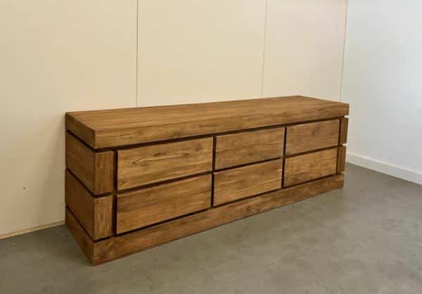 Modern tv-meubel met klep - Afbeelding 3