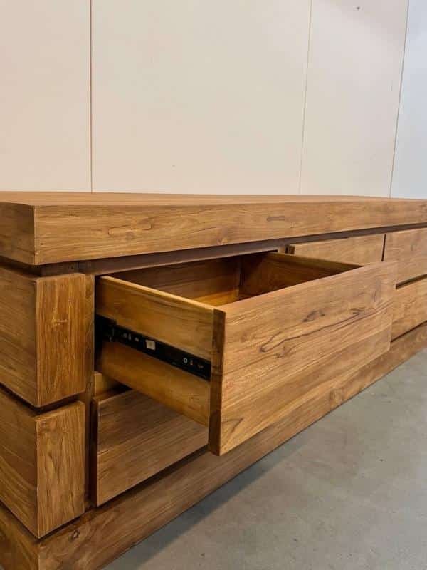 Modern tv-meubel met klep - Afbeelding 5