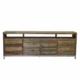 industrieel tv dressoir teakhout