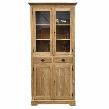 vitrinekast twee laden 4 deuren