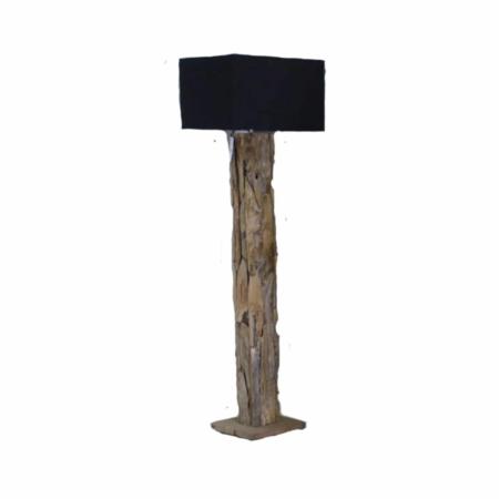 vloer lamp teakhout