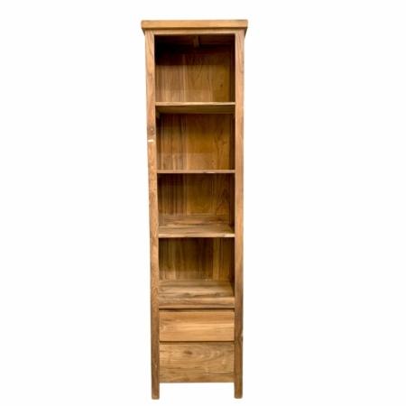 moderne boekenkast met 2 laden