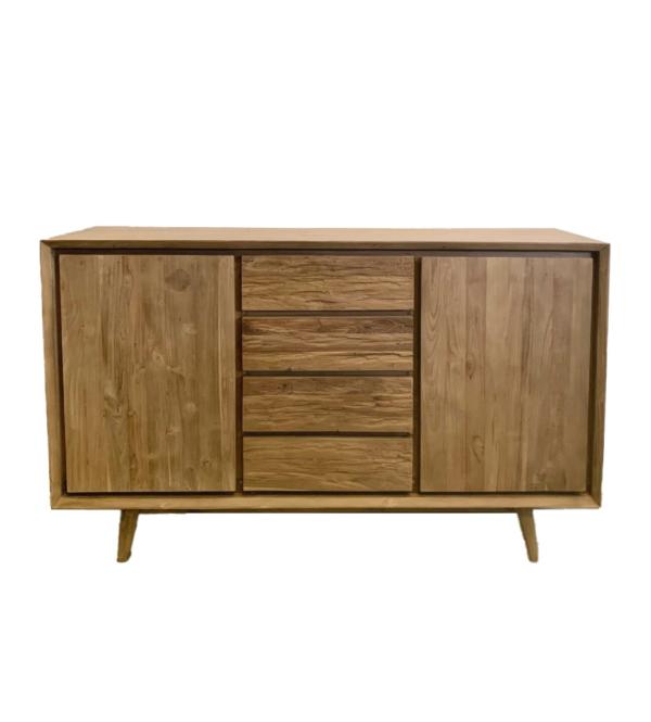 Vintage dressoir met ruwe laden - Afbeelding 6