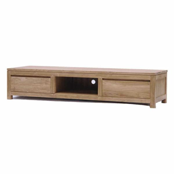 laag tv meubel teakhout 180 cm breed