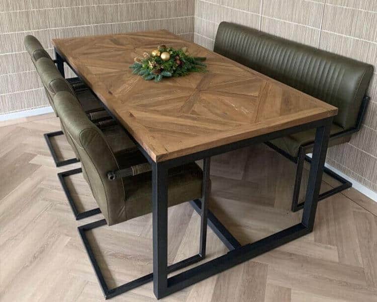 Indoteak - Klantervaringen tafel mozaiek